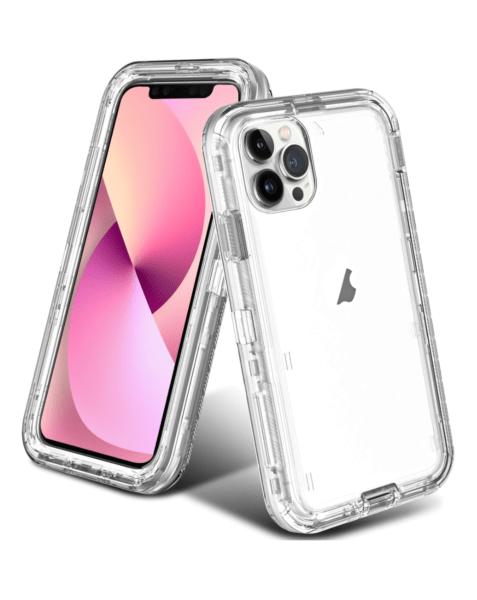 iPhone 12 Pro Max Transparent Shockproof Defender Cases - Banana Cellular Solutions 