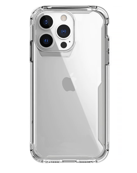 iPhone 14 Pro Max Luxury TPU Hybrid Protection Case- CLEAR