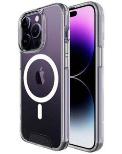iPhone 14 Pro Max Wireless Charging Clear Case (Full Bottom Close)