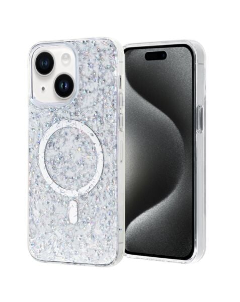 iPhone 15 Glitter Wireless Charging Case
