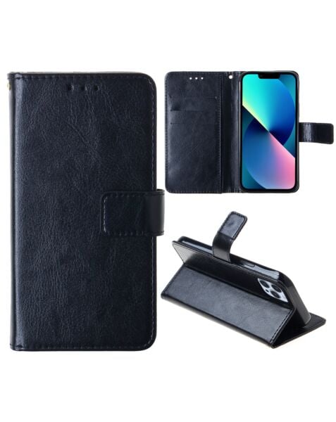 iPhone 15 Plus Leather Wallet Case with Card Slot