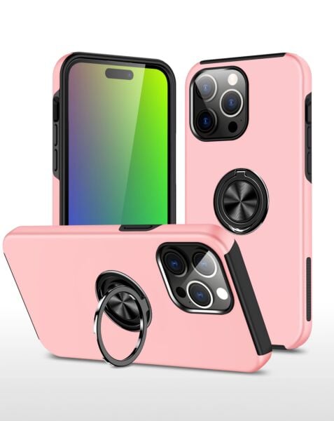iPhone 15 Pro Dual Layer Case w/ Magnetic Ring