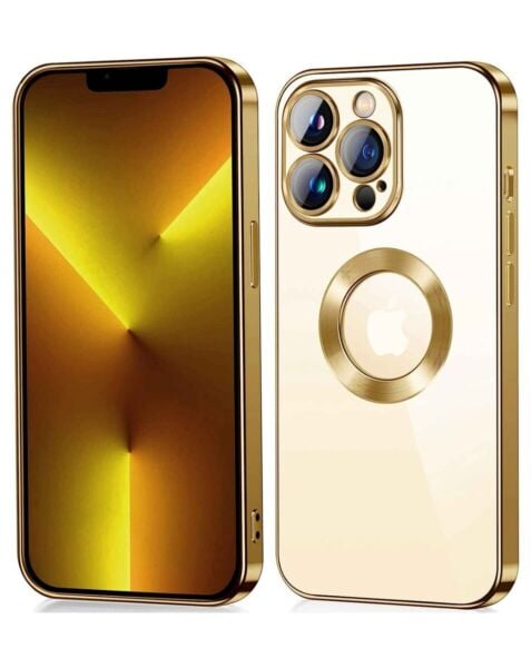 iPhone 15 Pro Shiny Wireless Charging Clear Case