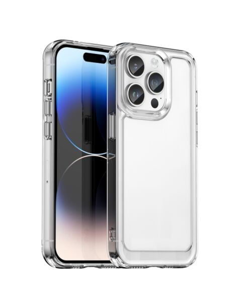 iPhone 15 Pro Max Hybrid Case with Air Cushion Technology - CLEAR