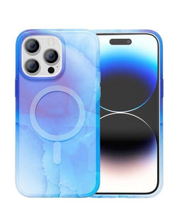 iPhone 15 Pro Max Full Ink Painting Wireless Charging Cases