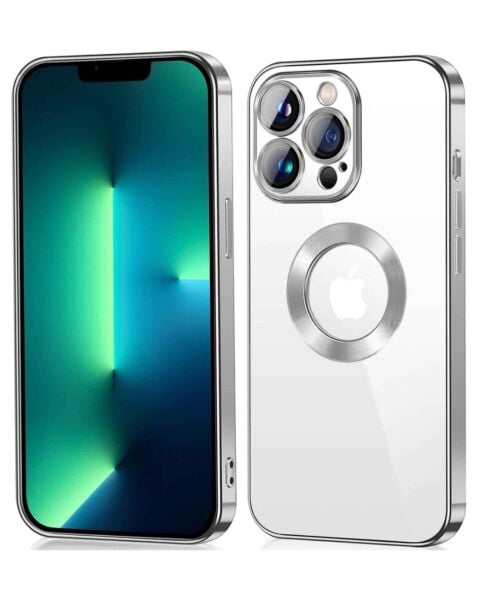 iPhone 15 Pro Max Shiny Wireless Charging Clear Case