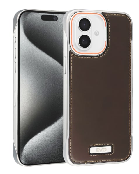 iPhone 16 EVO Leather Slim Case