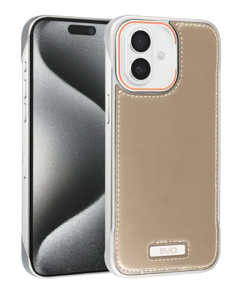 iPhone 16 EVO Leather Slim Case