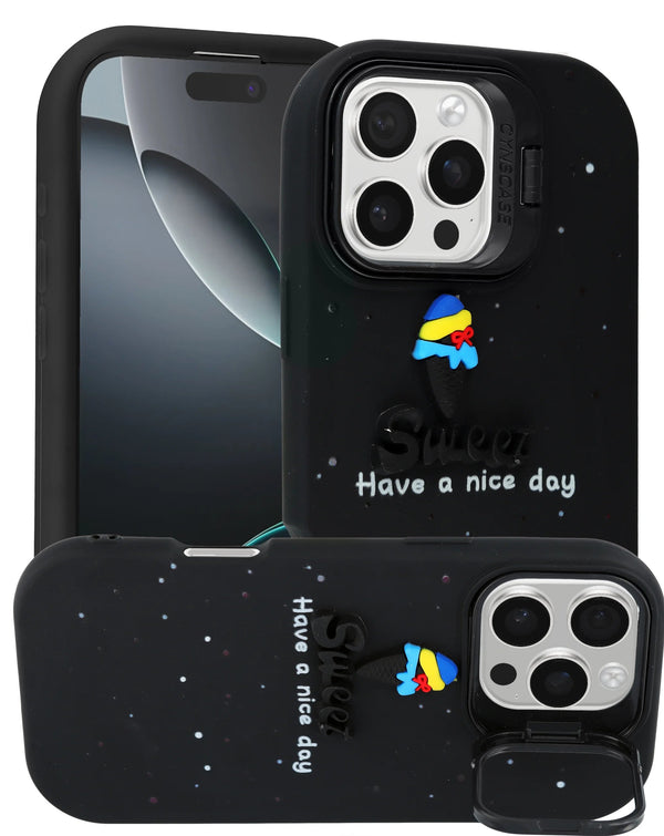 iPhone 17 Cute 3D Doll Shockproof Rubber Case