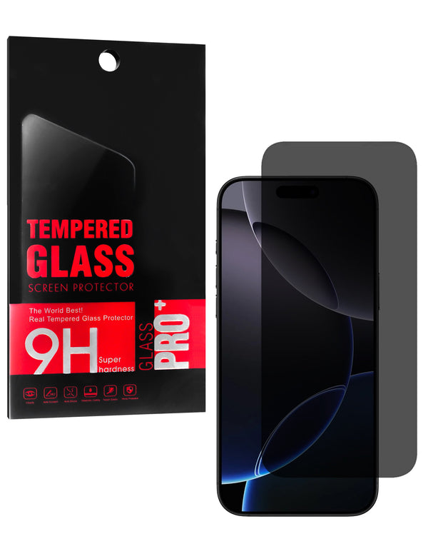 iPhone 16 Pro Max / 17 Pro Max Privacy Tempered Glass (2.5D / 1 Piece)