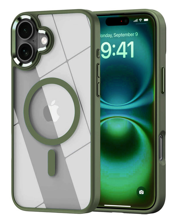 iPhone 17 Shiny Magnetic Clear Case