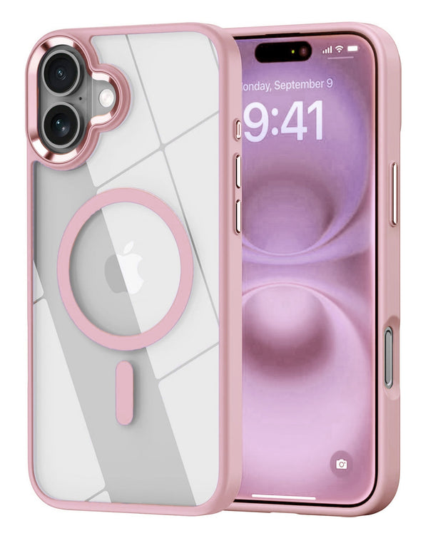 iPhone 17 Shiny Magnetic Clear Case