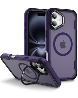 iPhone 17 Shockproof Magsafe Case with Camera Stand