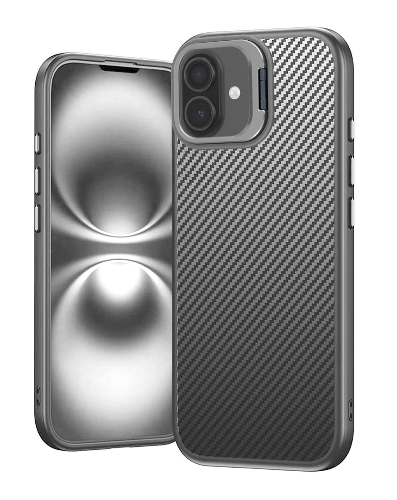 iPhone 17 Luxury Carbon Fiber Textured Case