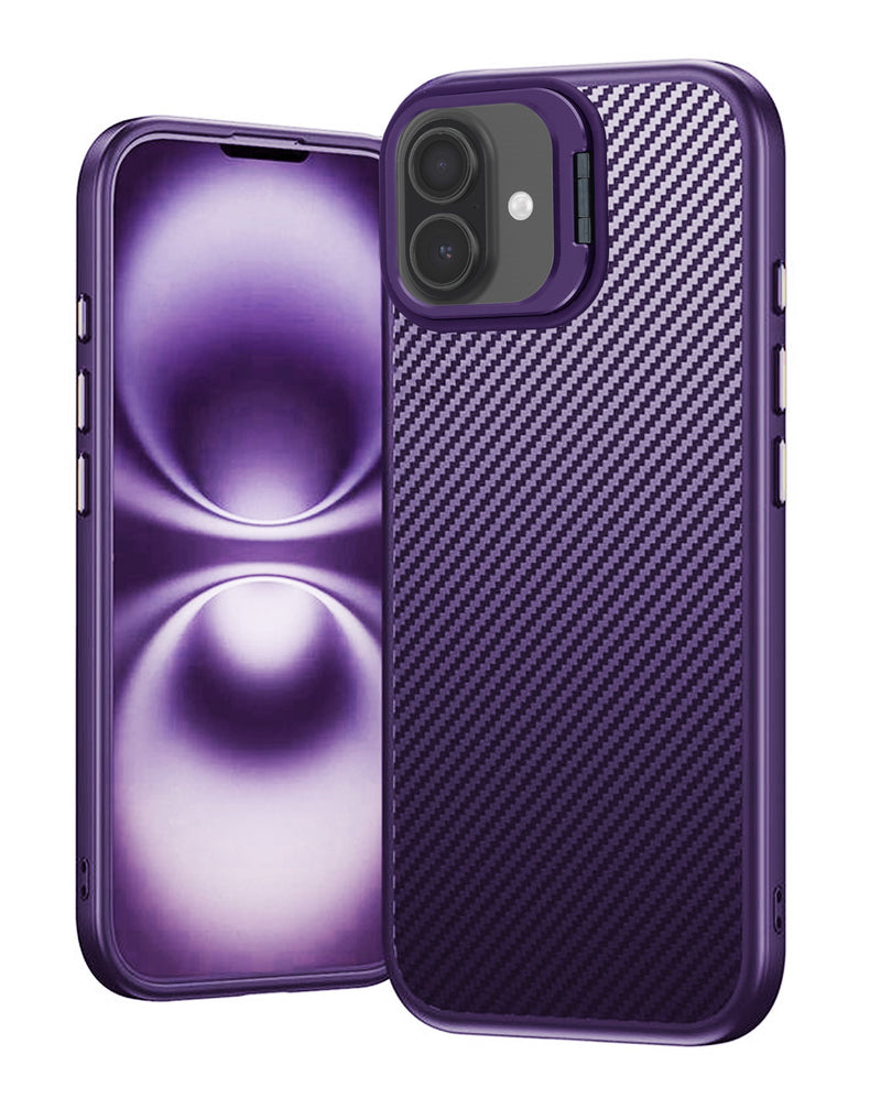 iPhone 17 Luxury Carbon Fiber Textured Case