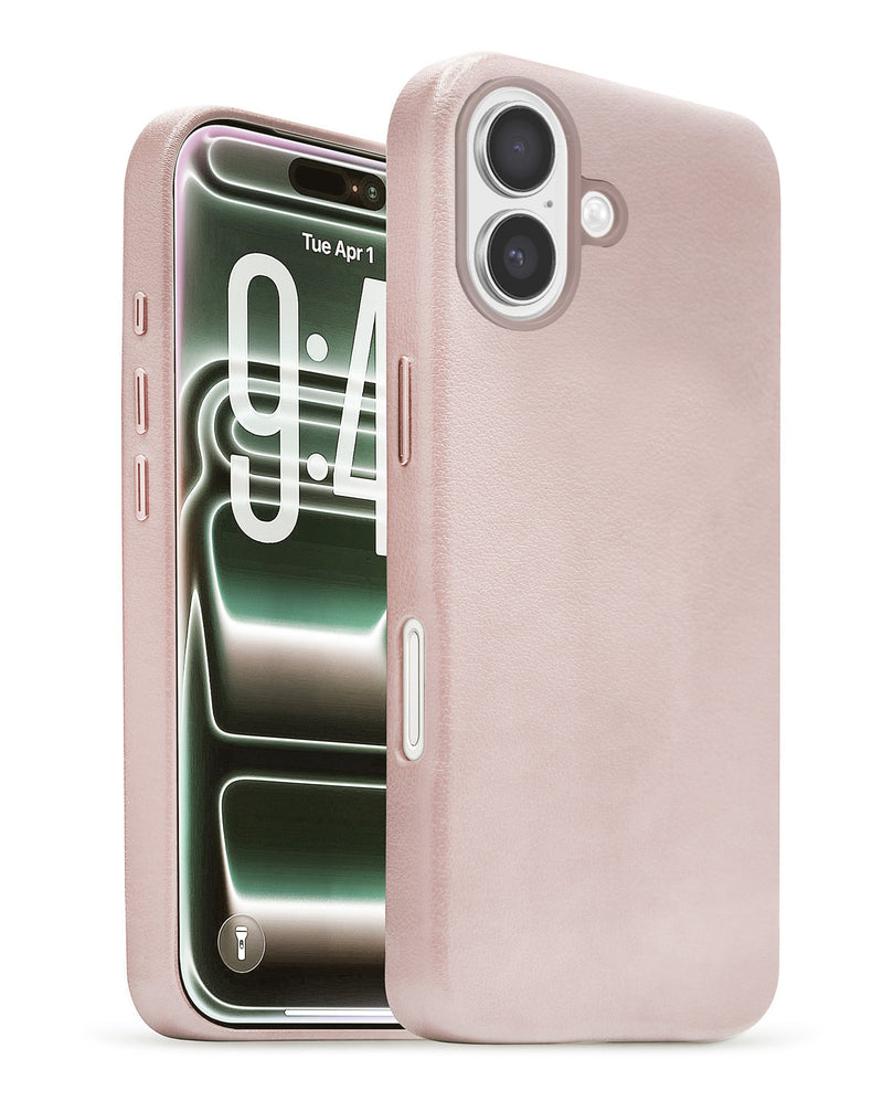 iPhone 17 New Leather Case with Wireless Charger