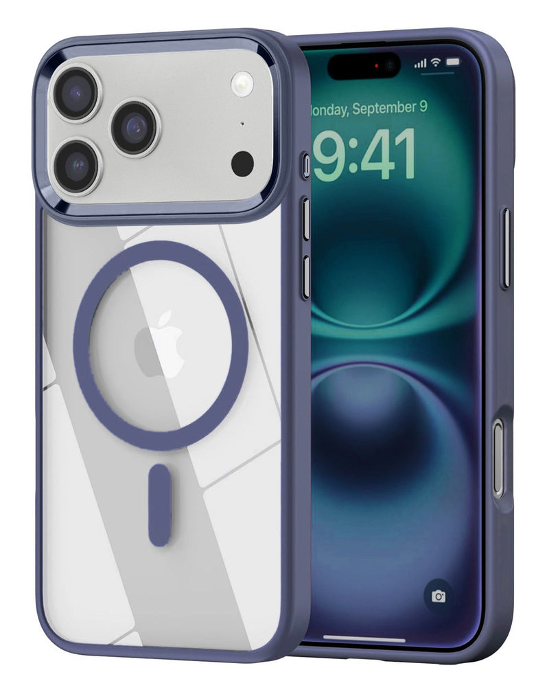 iPhone 17 Pro Shiny Magnetic Clear Cases