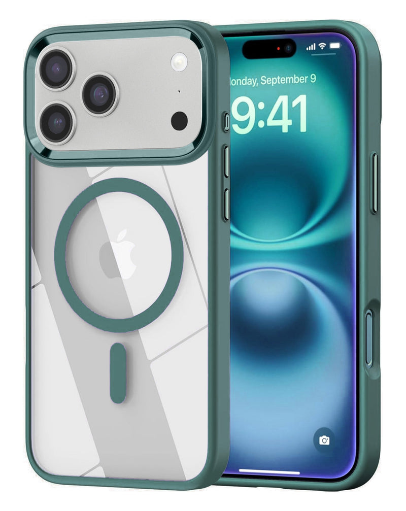 iPhone 17 Pro Shiny Magnetic Clear Cases