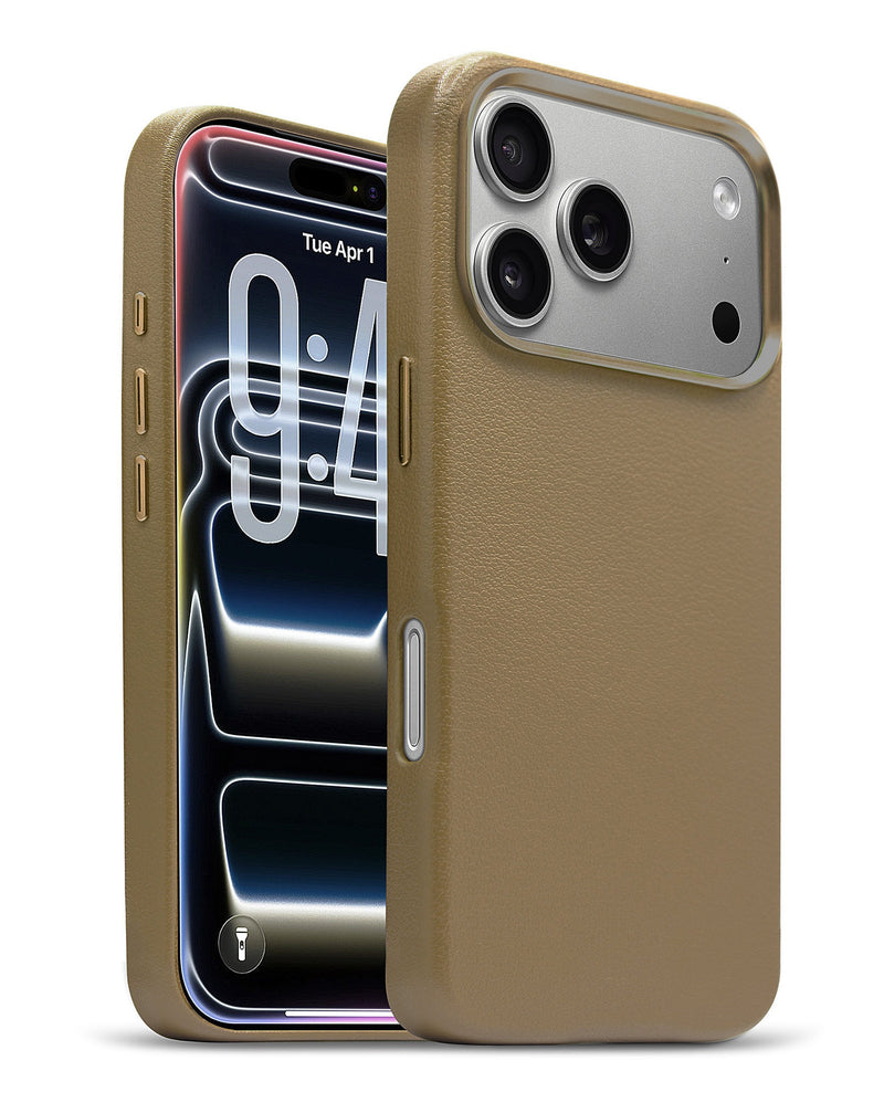 iPhone 17 Pro New Leather Case with Wireless Charge