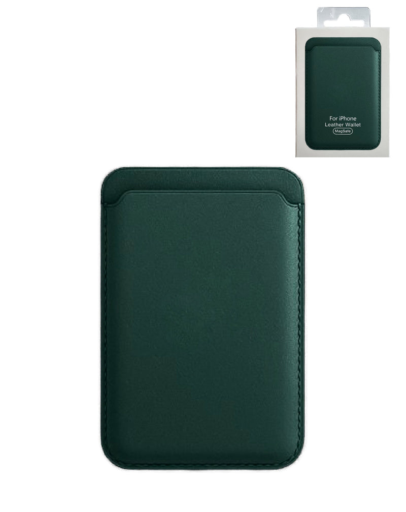 iPhone 16e Leather Magnetic Card Wallet Holder
