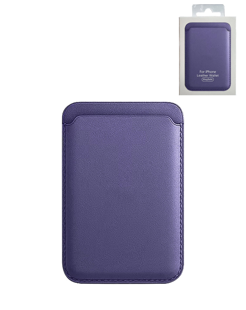 iPhone 16e Leather Magnetic Card Wallet Holder