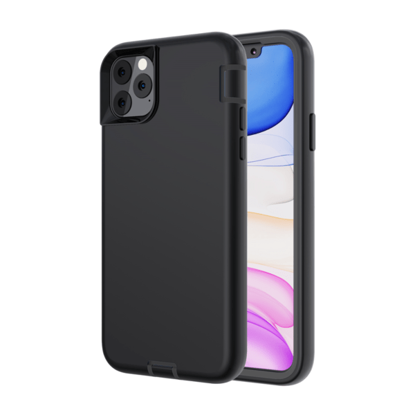 iPhone 11 Silicone Design Heavy Duty Defender Cases