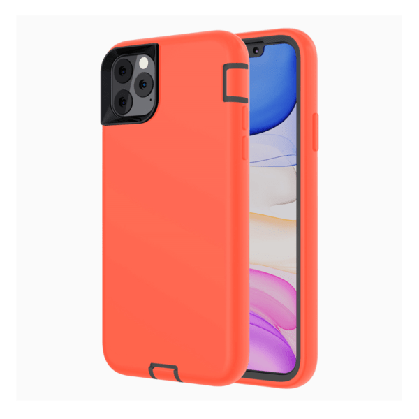 iPhone 11 Silicone Design Heavy Duty Defender Cases