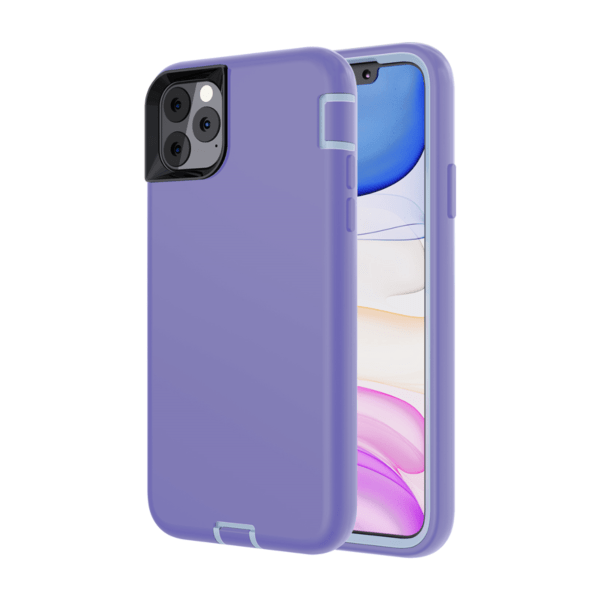 iPhone 11 Pro Silicone Design Heavy Duty Defender Case