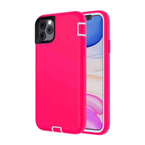 iPhone 11 Pro Silicone Design Heavy Duty Defender Case