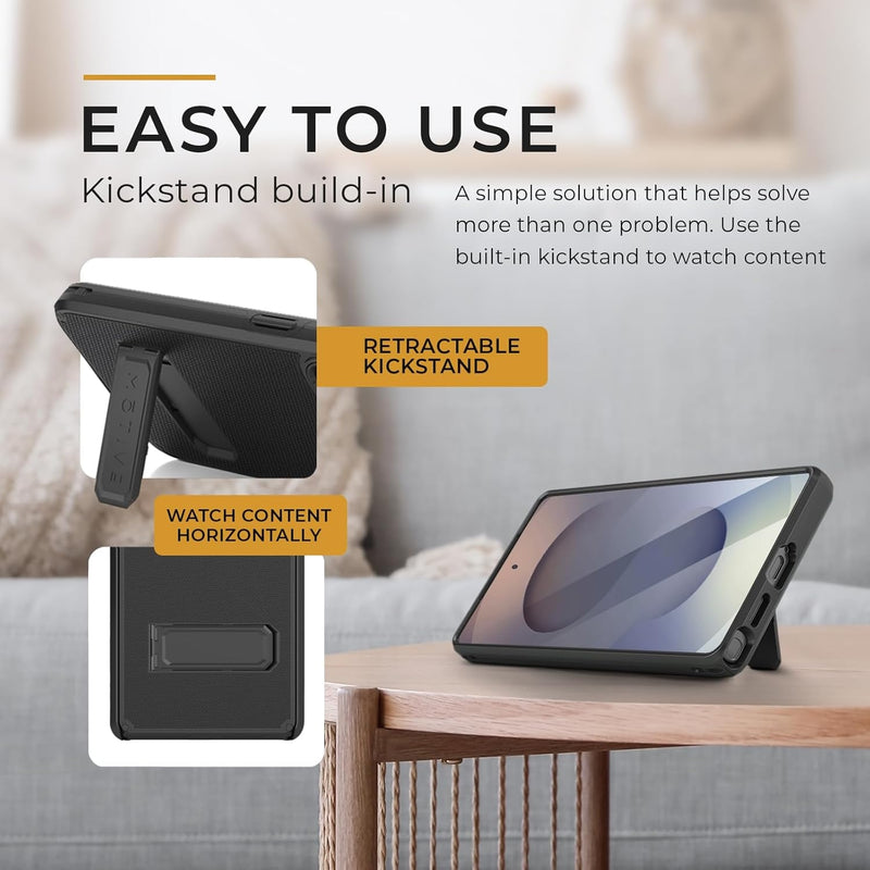 xBase by PowerPeak - DuraClip Series MagSafe Combo Case with Clip for Galaxy S25 Ultra (Only Ground Shipping) - Banana Cellular Solutions