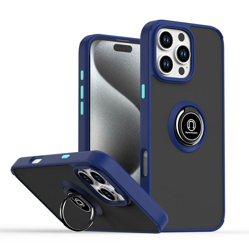 iPhone 16 Pro Max Hard PC Case w/ Soft TPU Border & I-Ring Holder Grip – Banana Cellular Solutions iPhone 16 Pro Max Hard PC Case w/ Soft TPU Border & I-Ring Holder Grip – Banana Cellular Solutions
