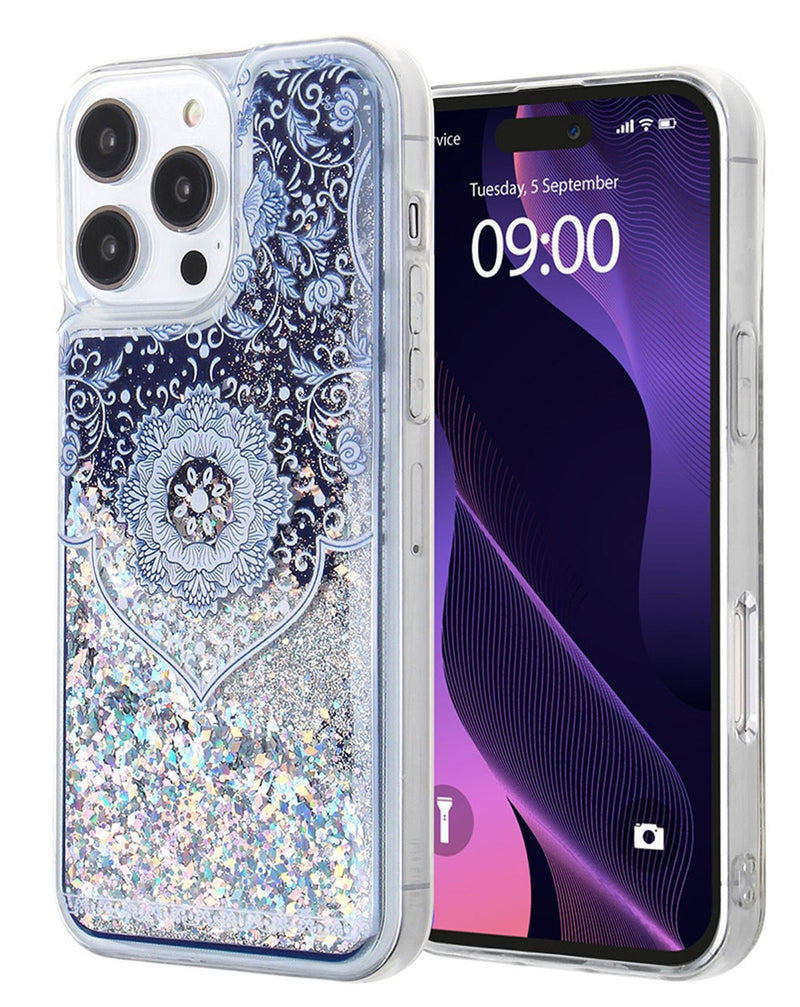 iPhone 16 Pro Max Liquid Quicksand Glitter Case iPhone 16 Pro Max Liquid Quicksand Glitter Case