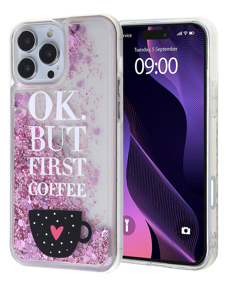 iPhone 16 Pro Max Liquid Quicksand Glitter Case iPhone 16 Pro Max Liquid Quicksand Glitter Case