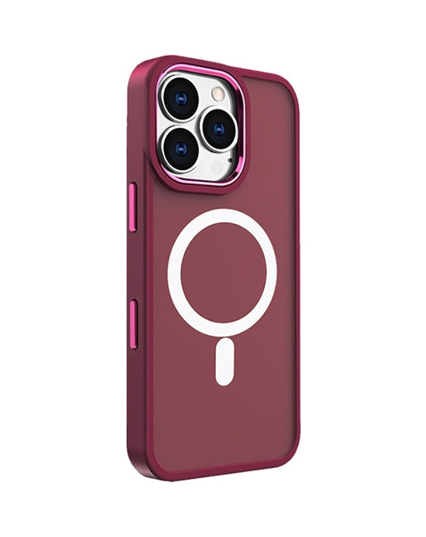 New Magnetic Wireless Charging Case - CHERRY for iPhone 16 Pro Max