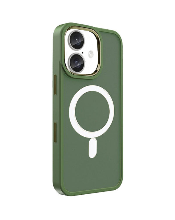 New Magnetic Wireless Charging Case - DARK GREEN for iPhone 16
