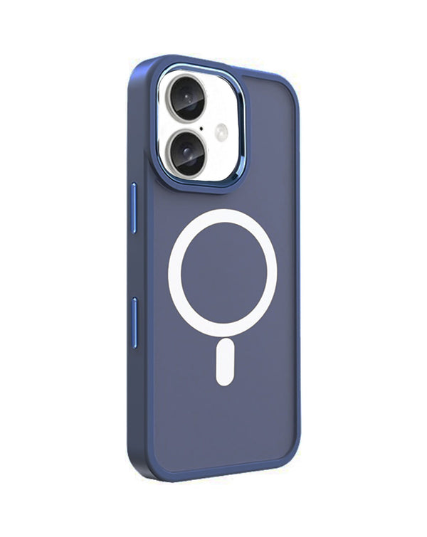 New Magnetic Wireless Charging Case - NAVY BLUE for iPhone 16 