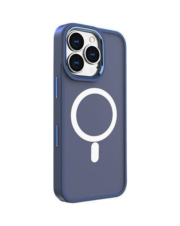 New Magnetic Wireless Charging Case - NAVY BLUE for iPhone 16 Pro