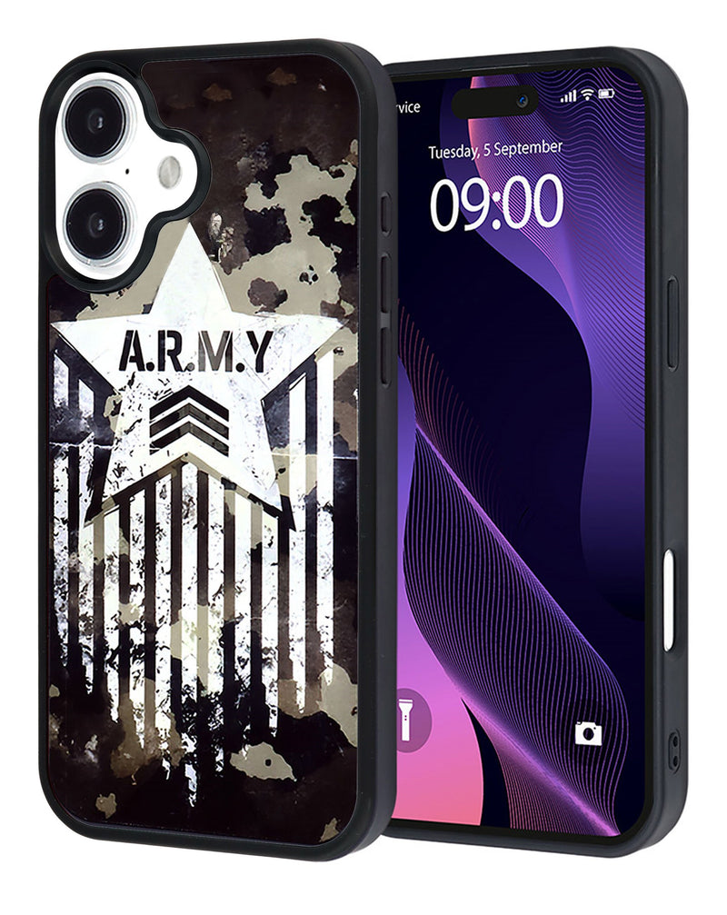 Printing Aluminum Plate Case - A.R.M.Y for iPhone 16