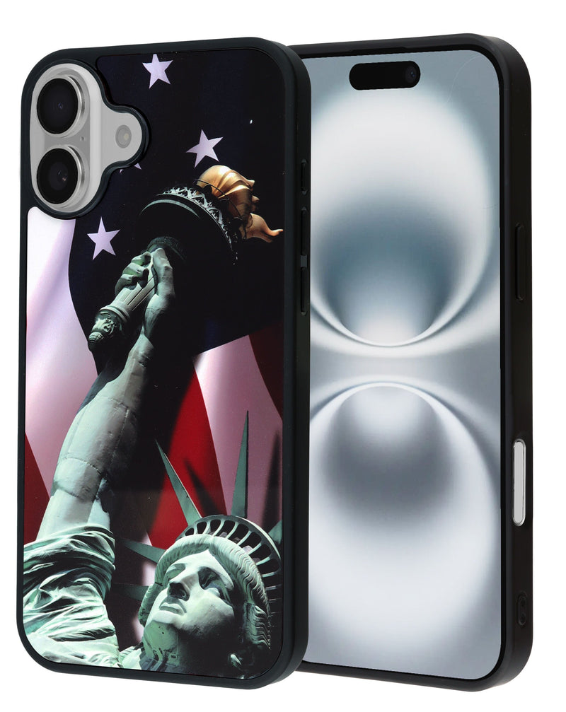 Printing Aluminum Plate Case - Statue of Liberty for iPhone 16
