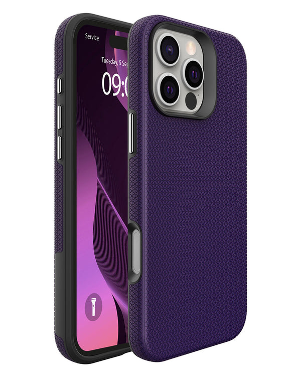 Wireless Charging Protector Matte Case - PURPLE for iPhone 16 Pro