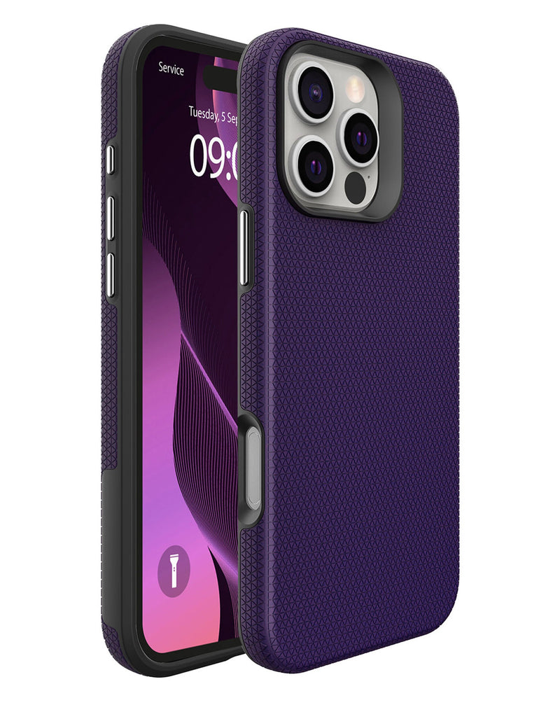 Wireless Charging Protector Matte Case - PURPLE for iPhone 16 Pro Max
