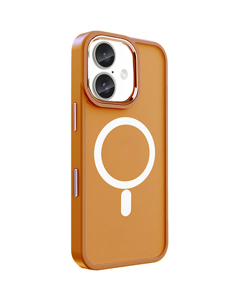 iPhone 16 Plus New Magnetic Wireless Charging Case - ORANGE