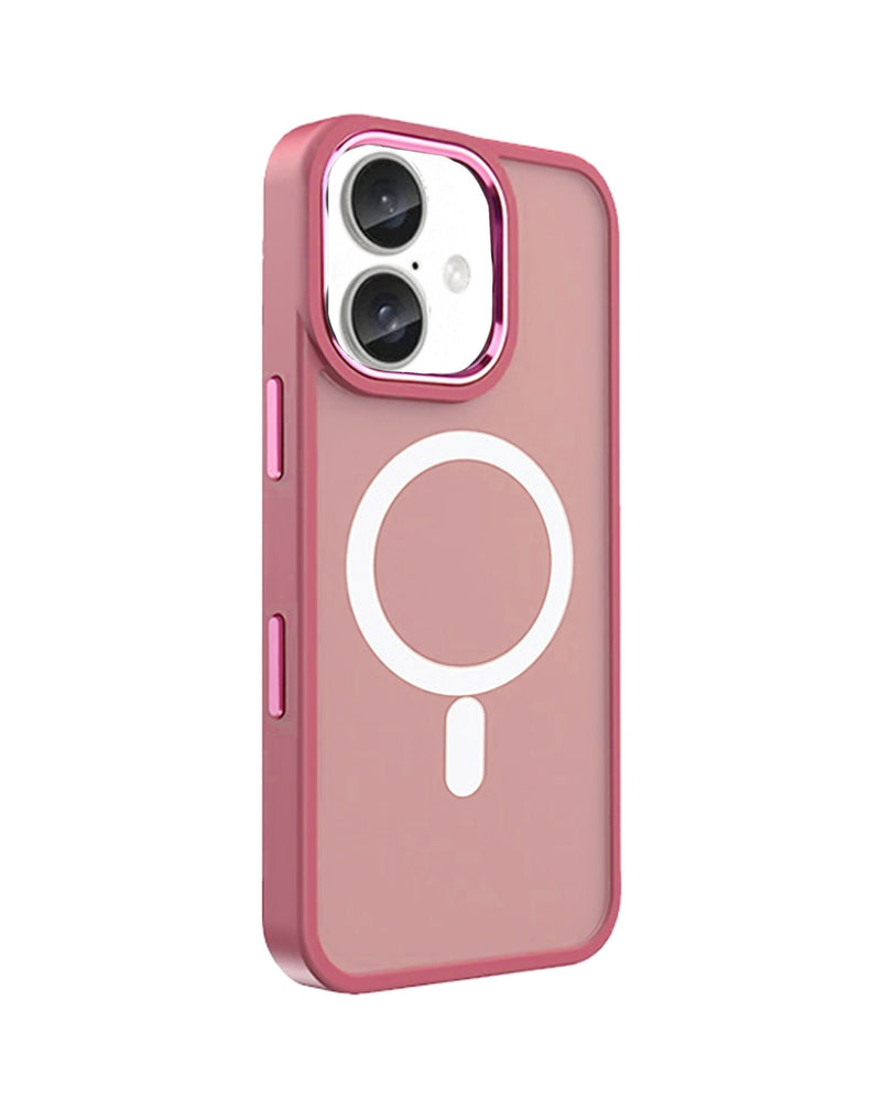 iPhone 16 Plus New Magnetic Wireless Charging Case - PINK
