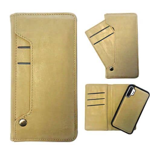 Galaxy Note 10/ 10 Plus Leather Desing Magnetic Wallet Case w/Credit Card Slot