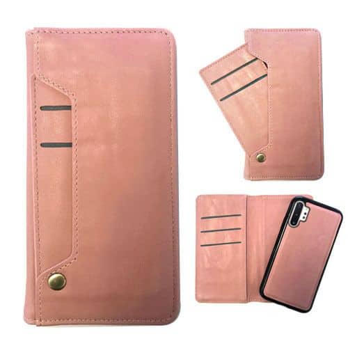 Galaxy Note 10/ 10 Plus Leather Desing Magnetic Wallet Case w/Credit Card Slot