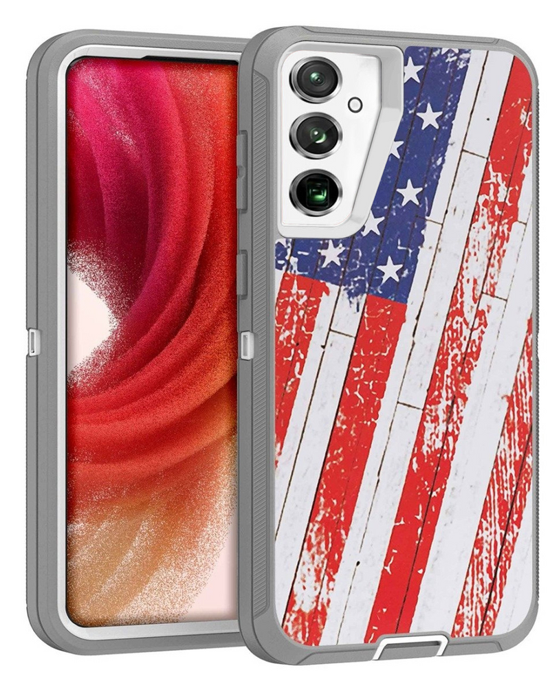 Heavy Duty Case for Galaxy S25 (US FLAG) (Only Ground Shipping)