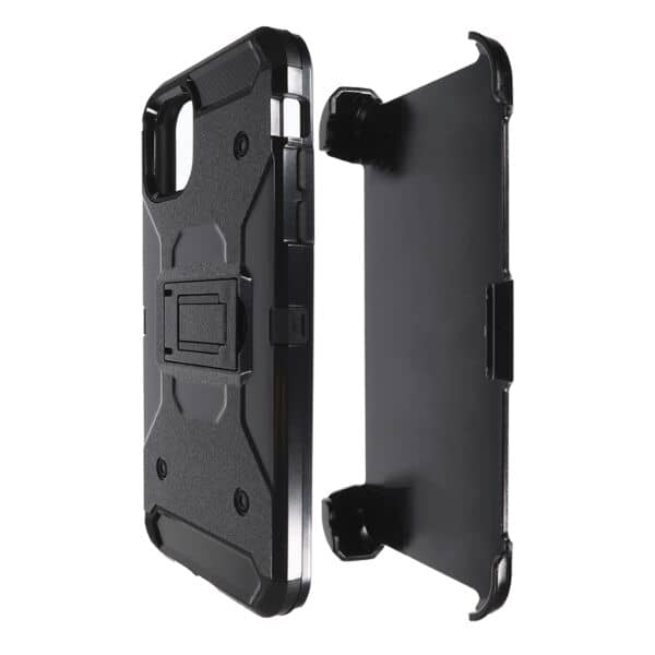 iPhone 11 Pro Metallic Rubber Tough Armor Defender Cases