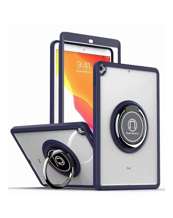 Hard PC Rear / Soft TPU Colorful Border Case with I - ring Holder for iPad Mini 4 / Mini 5 (Only Ground Shipping) - Banana Cellular Solutions