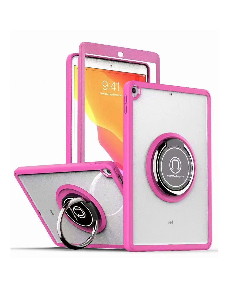 Hard PC Rear / Soft TPU Colorful Border Case with I - ring Holder for iPad Mini 4 / Mini 5 (Only Ground Shipping) - Banana Cellular Solutions