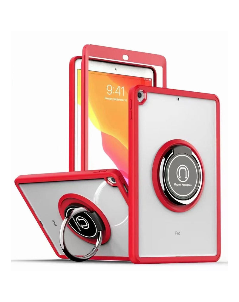 Hard PC Rear / Soft TPU Colorful Border Case with I - ring Holder for iPad Mini 4 / Mini 5 (Only Ground Shipping) - Banana Cellular Solutions